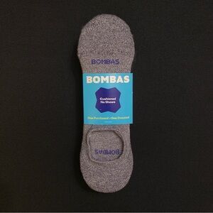 Bombas 4 Pairs Cotton Blend No Show Socks XL Multicolor NWT